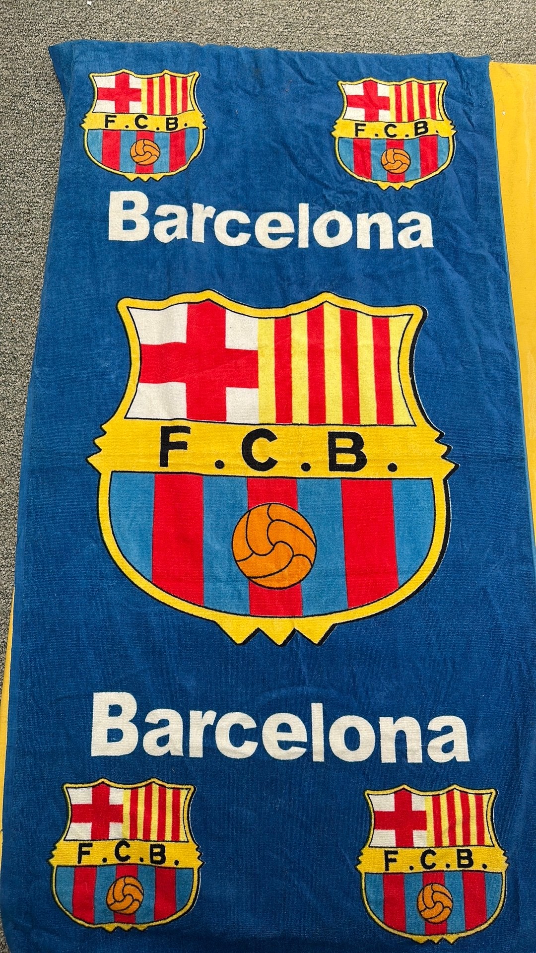 barcelona badlaken, Ophalen of Verzenden, Gebruikt, Buitenlandse clubs