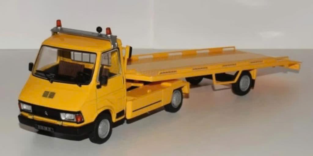 Citroen C35 Lohr autotransporter 1981 1/43 Utilitaires # 18, Verzenden, Nieuw, Bus of Vrachtwagen, Overige merken