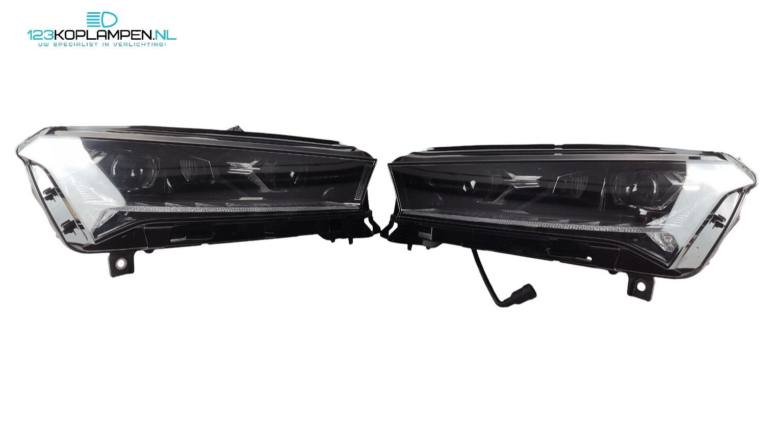 Skoda Enyaq Full LED koplamp koplampen links rechts, Auto-onderdelen, Verlichting, Ophalen, Gebruikt, -, -