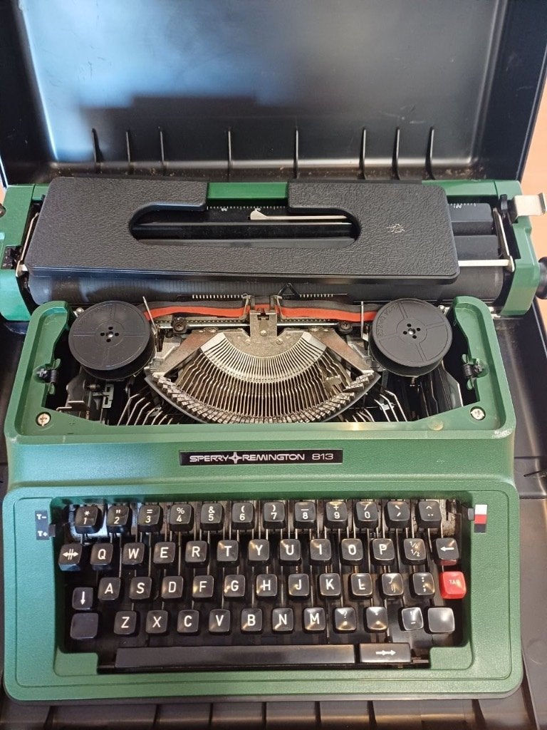 Sperry Remington 813 typemachine, -, -, Ophalen of Verzenden, Zo goed als nieuw