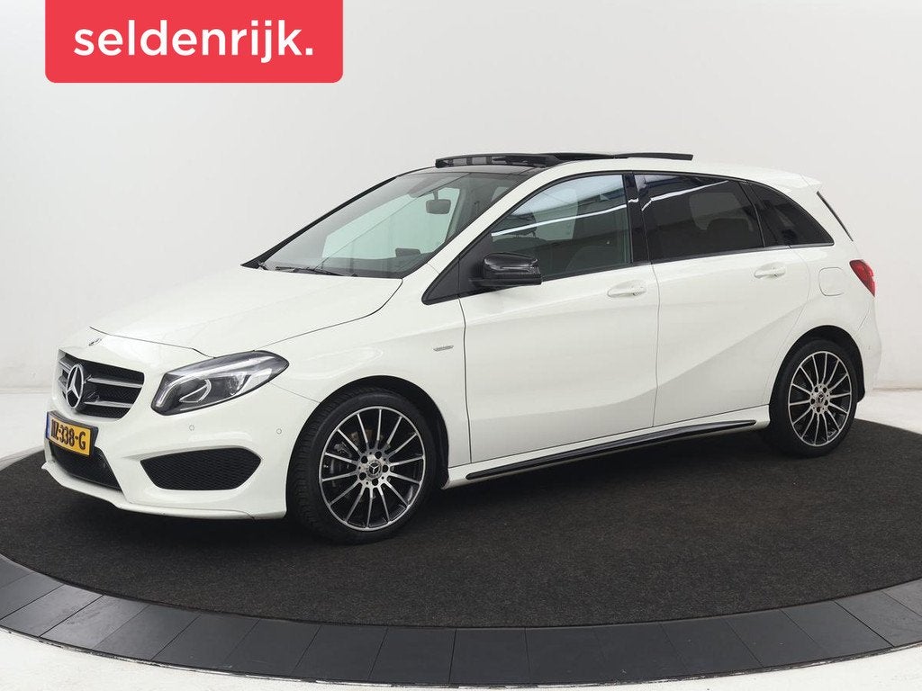 Mercedes-Benz B-klasse 200 AMG Line | WhiteArt Edition | Pan, Auto's, Mercedes-Benz, Voorwielaandrijving, Stof, Gebruikt, Wit