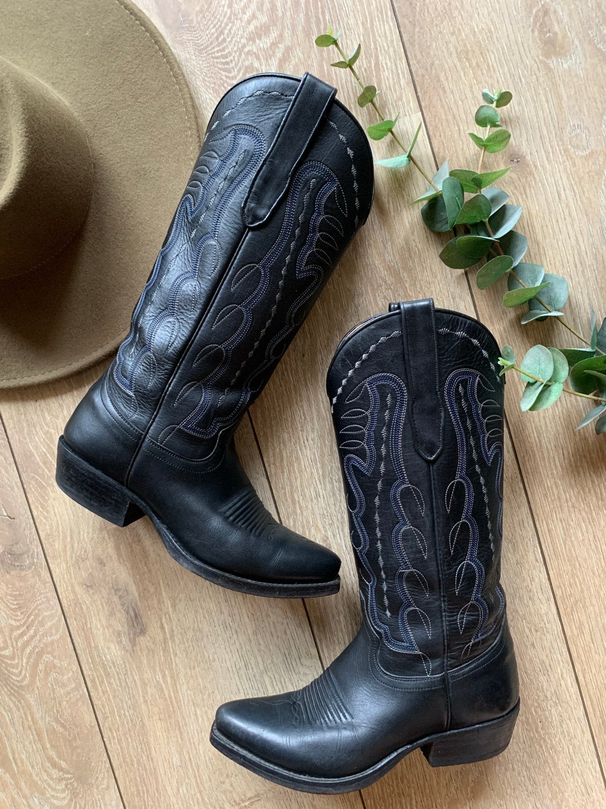 Tony Mora hoge cowboylaarzen 37 western boots, Kleding | Dames, Hoge laarzen, A, Zwart, -