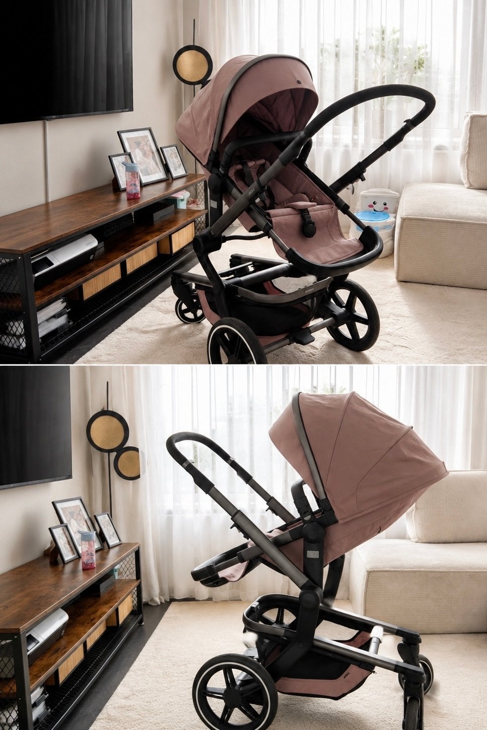 Joolz Day+ Premium pink Kinderwagen - Nieuwstaat, roze, Zo goed als nieuw, Combiwagen, Met reiswieg, Ophalen