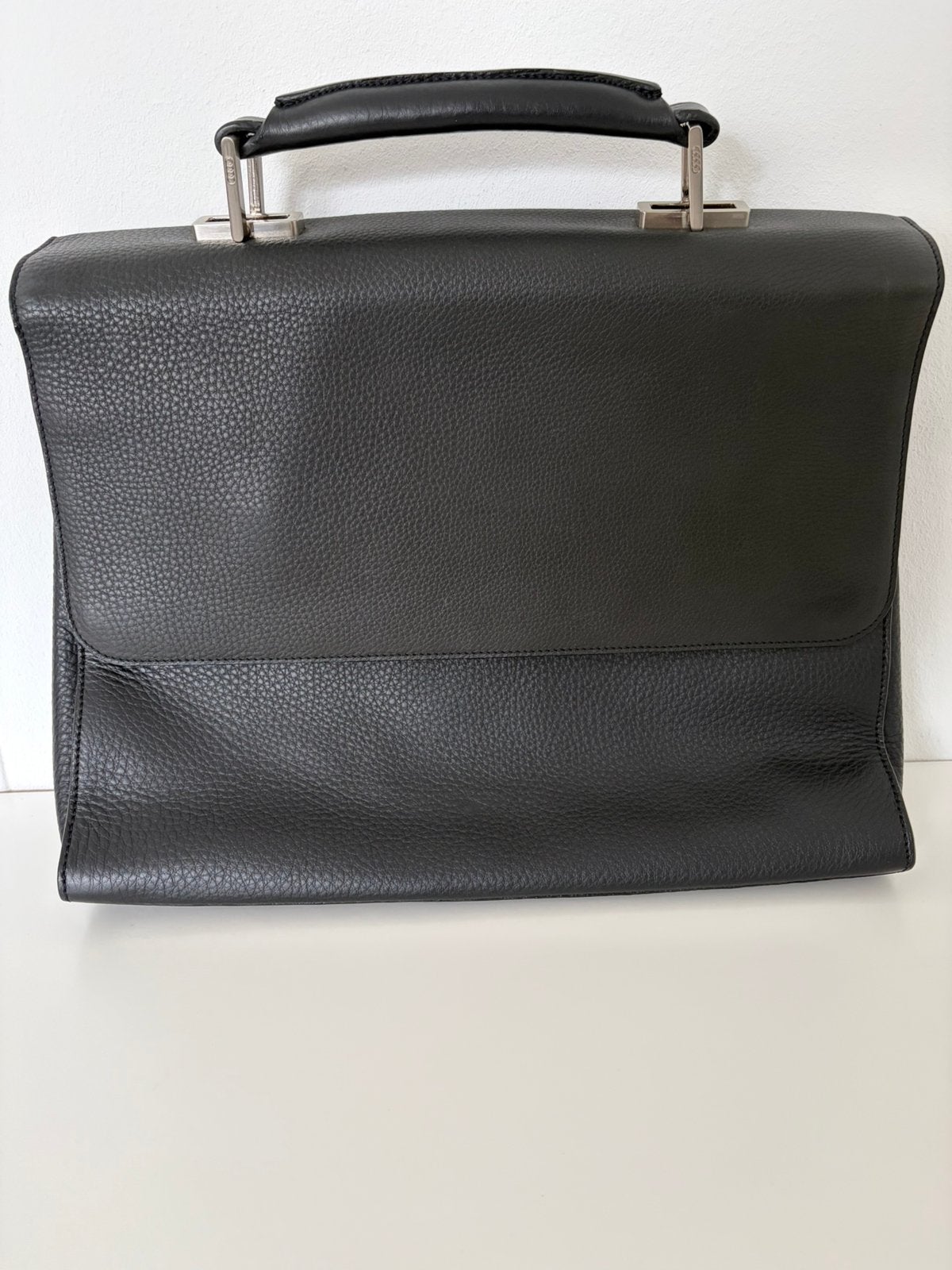 Nieuwstaat originele Audi Collection aktetas – zwart leer, Nieuw, Aktetas, Ophalen of Verzenden, Handvat