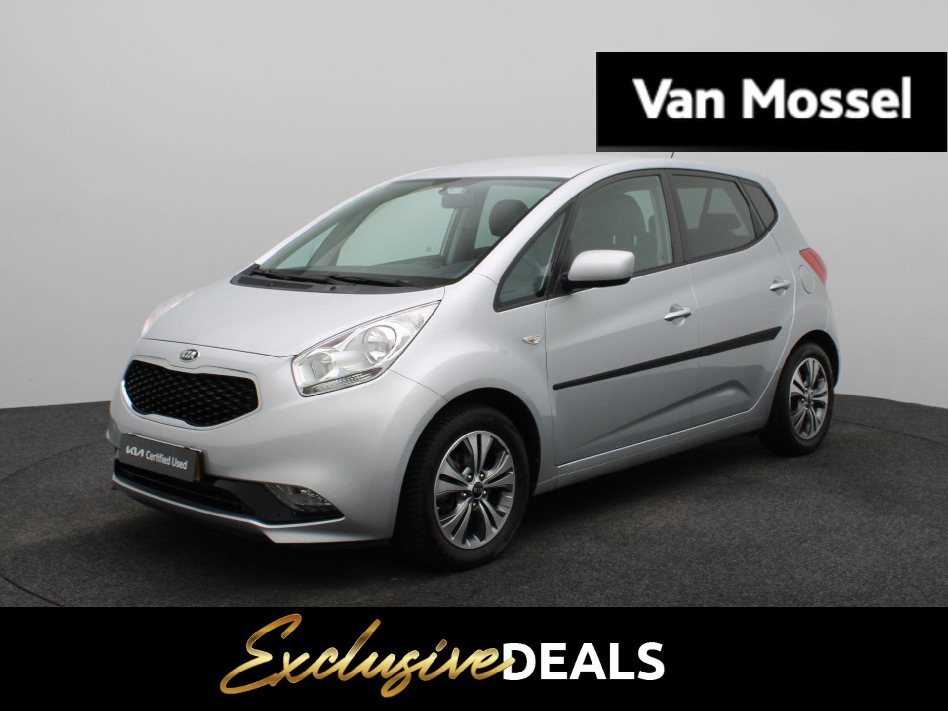 Kia Venga 1.6 CVVT DynamicPLusLine | Navigatie | Trekhaak |, Auto's, Voorwielaandrijving, 12 maanden, Gebruikt, 4 cilinders