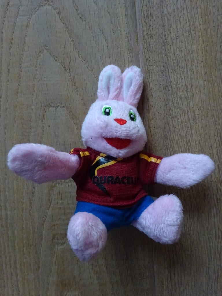 Duracell konijntje met paars/blauw voetbaltenue, Verzamelen, Merken en Reclamevoorwerpen, Ophalen of Verzenden, Nieuw, Overige typen