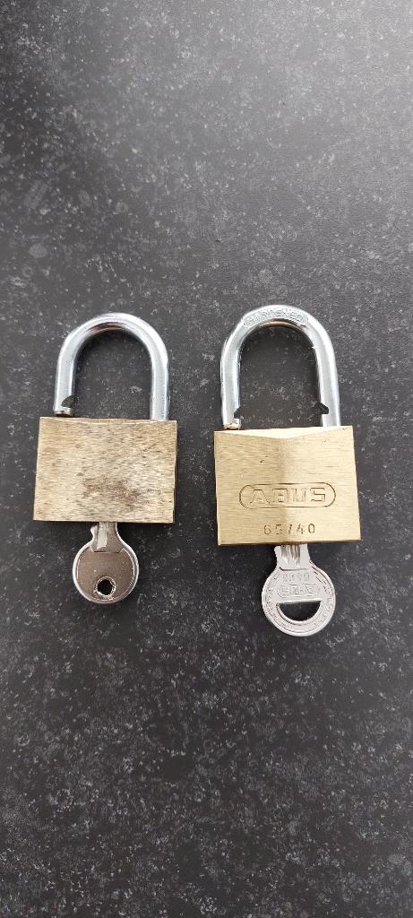 Arbus hangslot, Ophalen of Verzenden, Gebruikt, Koper of Messing, Slot