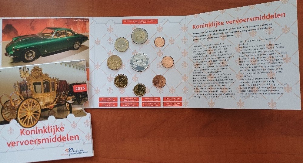 Themaset 2016 Koninklijke vervoersmiddelen, Ophalen of Verzenden, Koningin Beatrix, Euro's, Setje
