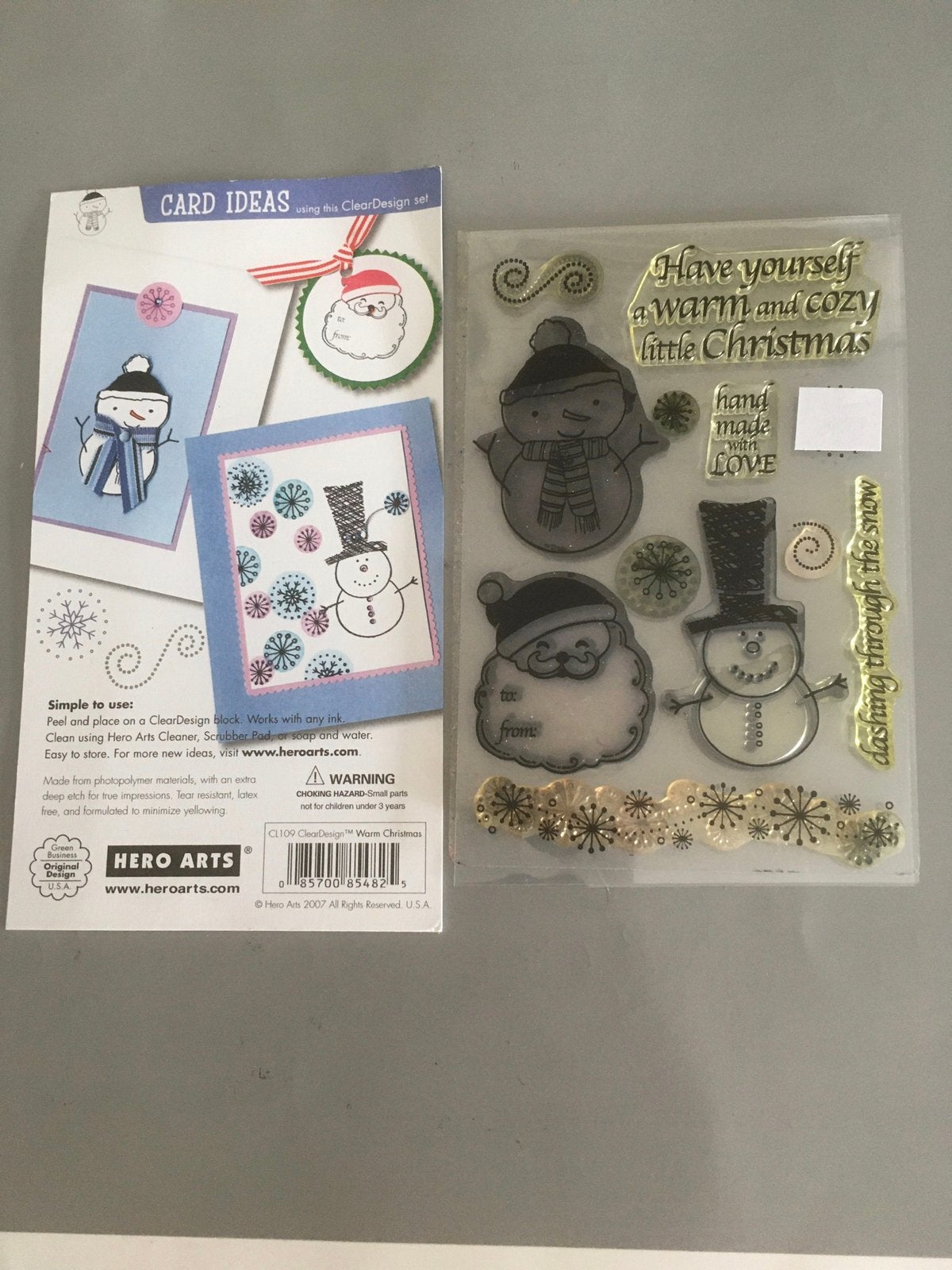 Hero arts stempels Warm Christmas, Ophalen of Verzenden, Zo goed als nieuw