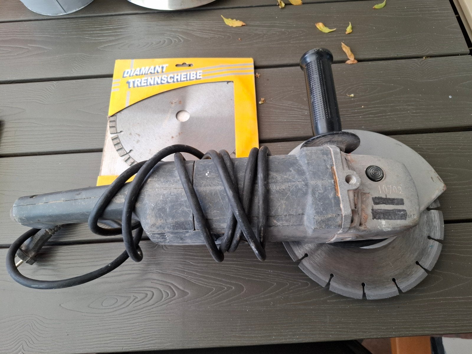 Elu WS61 Haakse Slijpmachine 2200W met Doorslijpschij, Ophalen, Gebruikt, 1000 watt of meer, Haakse handslijpmachine