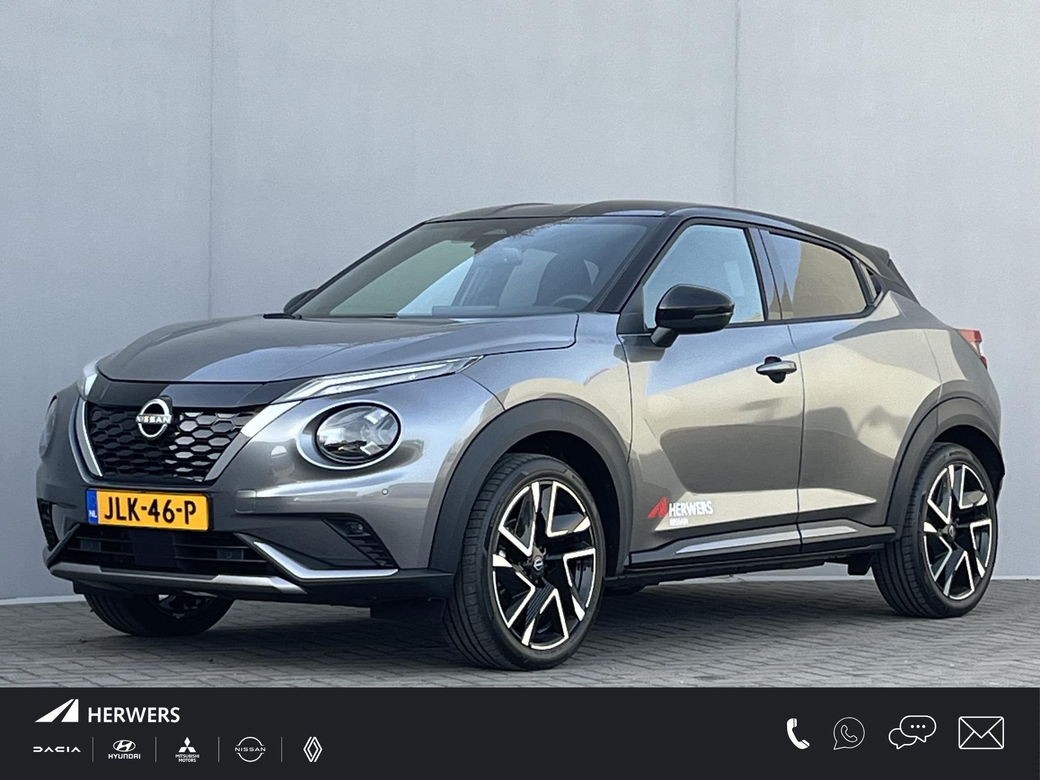 Nissan Juke 1.6 Hybrid N-Design / Cold Pack Light / Apple Ca, Auto's, Stof, Origineel Nederlands, Bedrijf, Automatische klimaatregeling