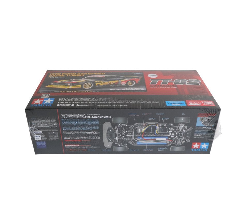 Tamiya 47526 1:10 RC Ford Zakspeed Capri Turbo 1978 TT-02, Elektro, Verzenden, Nieuw, Schaal 1:10