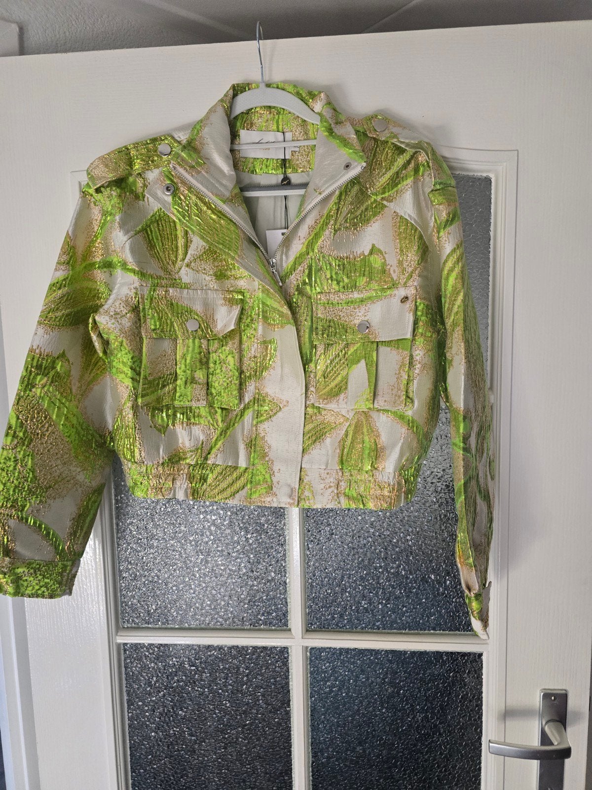 Nieuw jasje ambika groen beige ml, Ophalen of Verzenden, Nieuw, Maat 38/40 (M), Beige