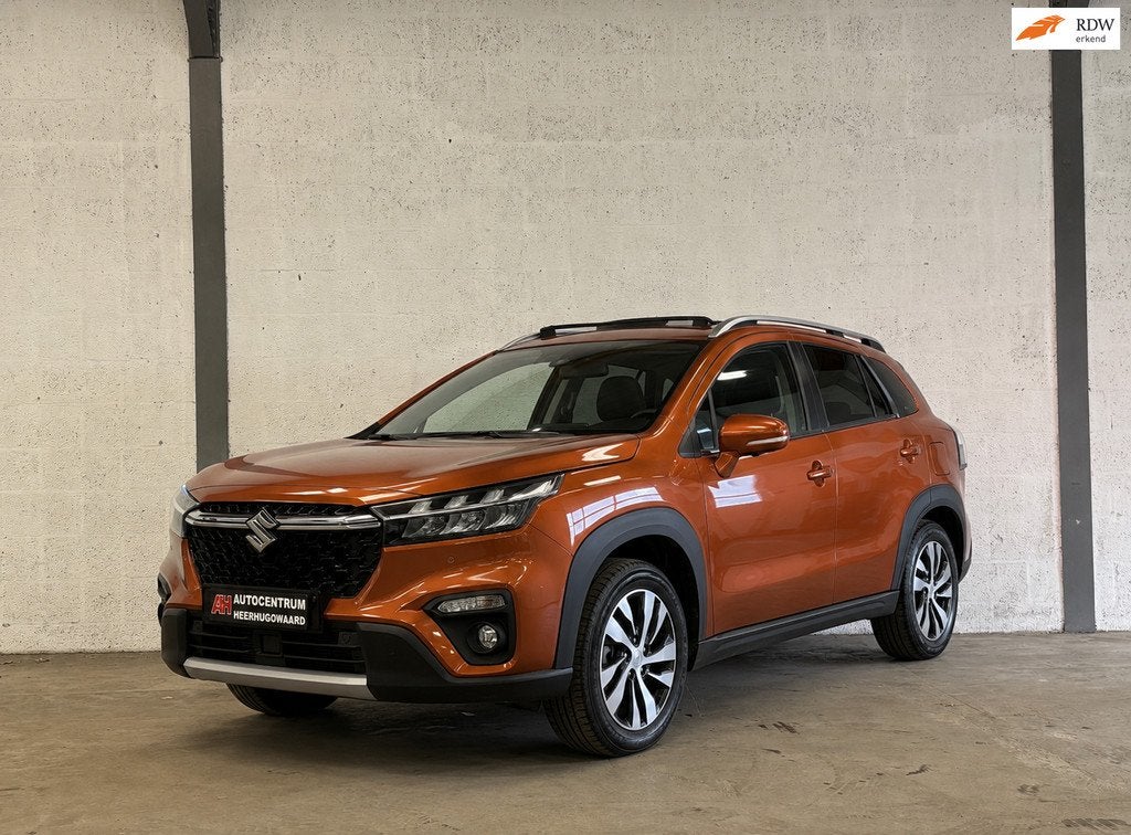 Suzuki S-Cross 1.5 Hybrid AllGrip Style Automaat|Pano|360|Le, Auto's, Suzuki, Bedrijf, Te koop, S-Cross, 360° camera, 4x4, ABS