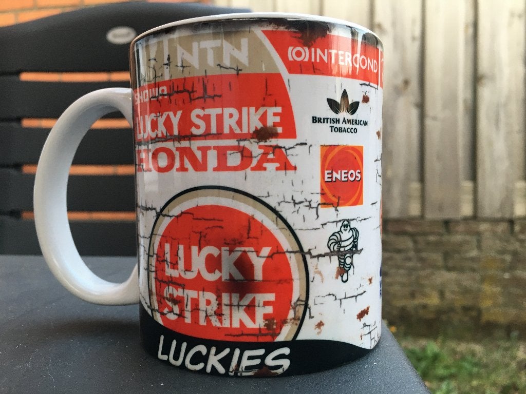 ✅ Jenson Button BAR Honda mok Vintage olie F1 Autosport, Ophalen of Verzenden, Nieuw, Formule 1