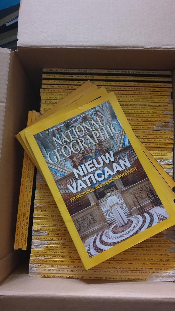 Oude National Geographic tijdschriften, Ophalen, Gelezen, Wetenschap en Natuur