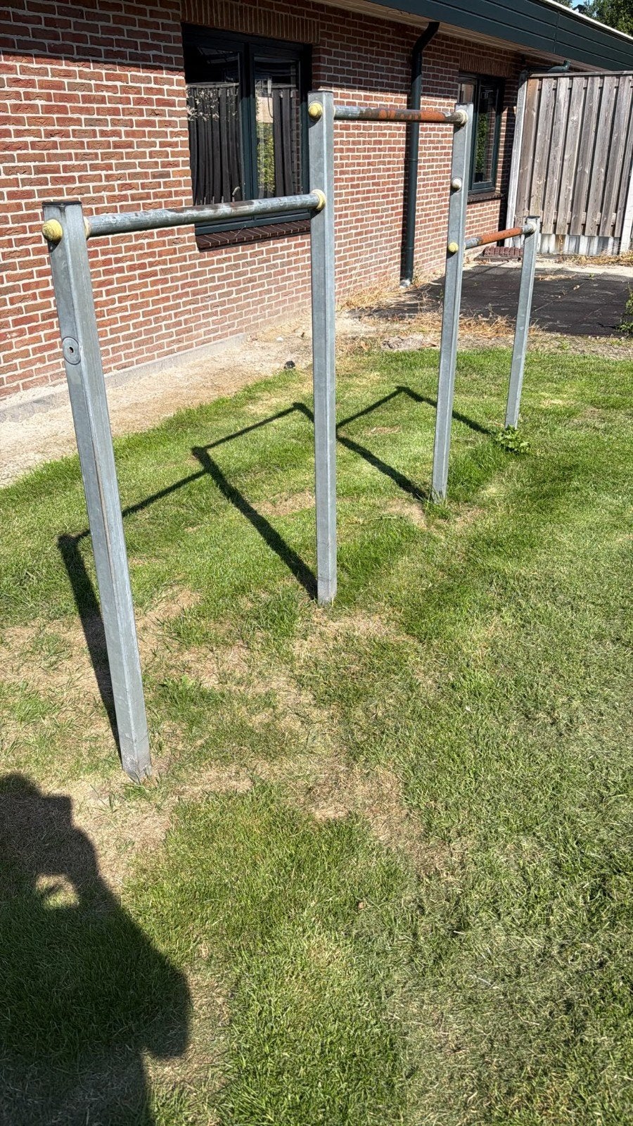Duikelrek, buiten fitness rek - Optrekstang en dipstation, Ophalen, Gebruikt