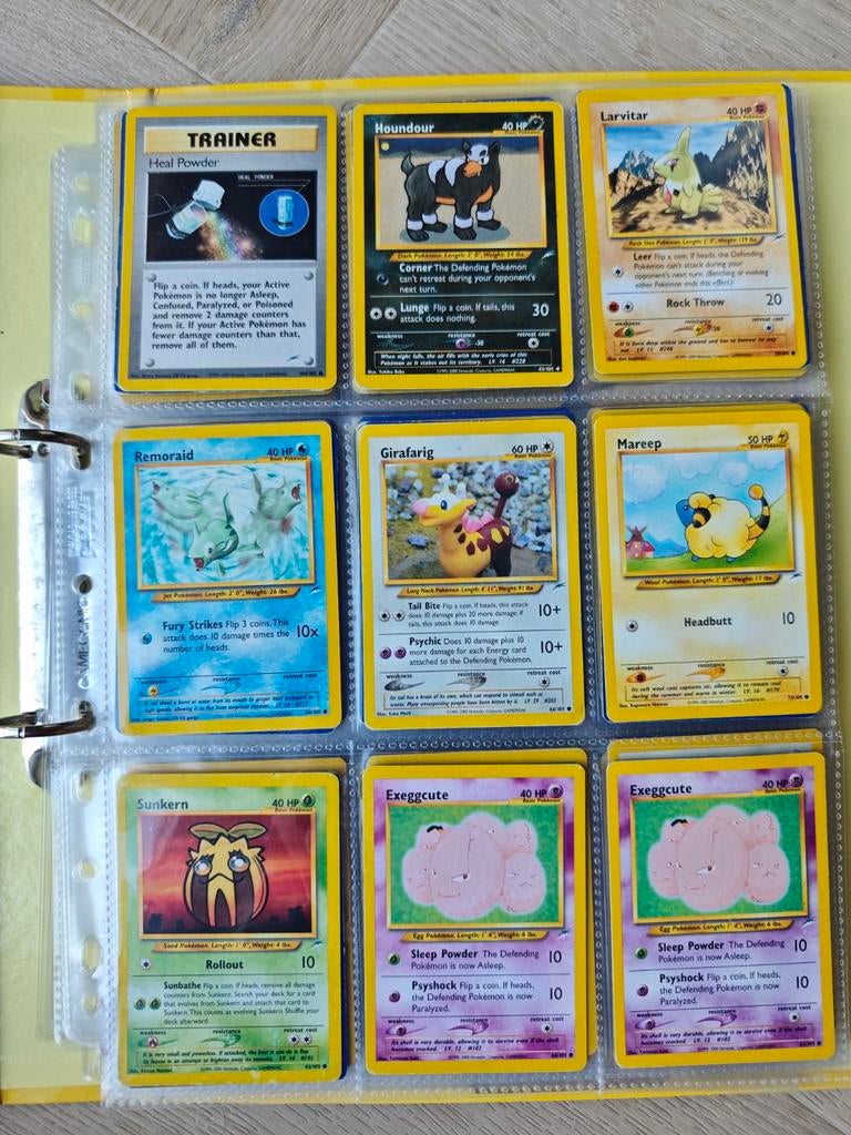 Neo Destiny Pokémon kaarten, Verzenden, Zo goed als nieuw, Meerdere kaarten