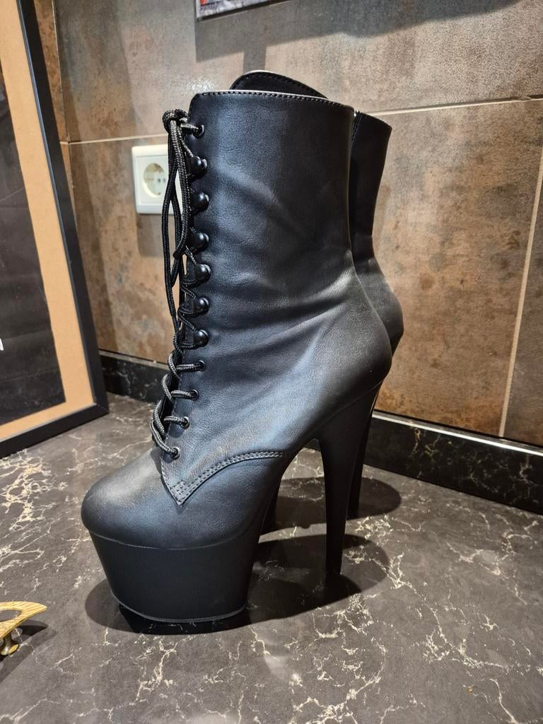 Pleaser adore 1020 maat 39 hakken, Kleding | Dames, Ophalen of Verzenden, Zo goed als nieuw, Zwart