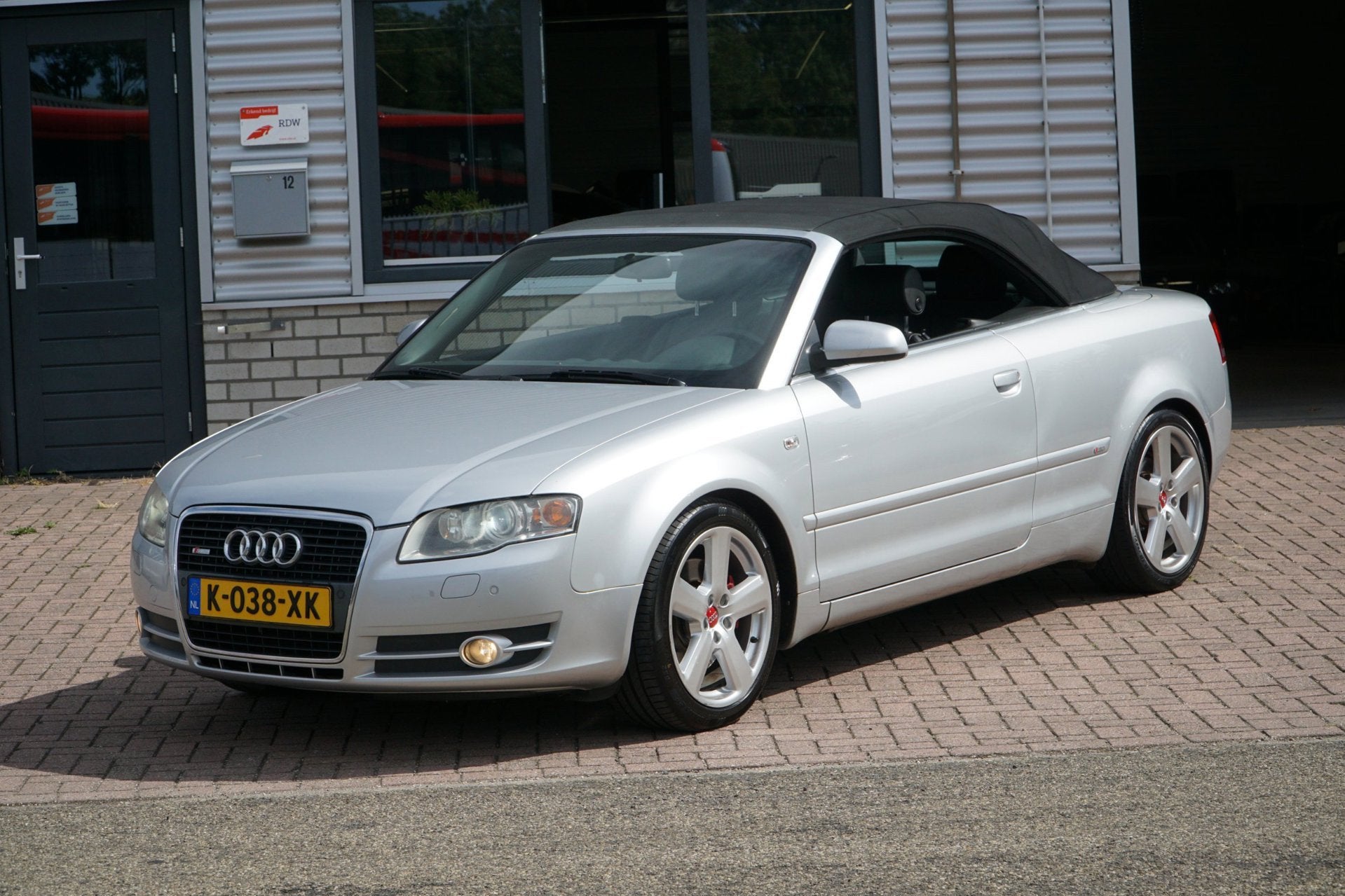 Audi A4 Cabriolet 3.2 FSI BOSE S-LINE, Auto's, Gebruikt, Zwart, Cabriolet, A4