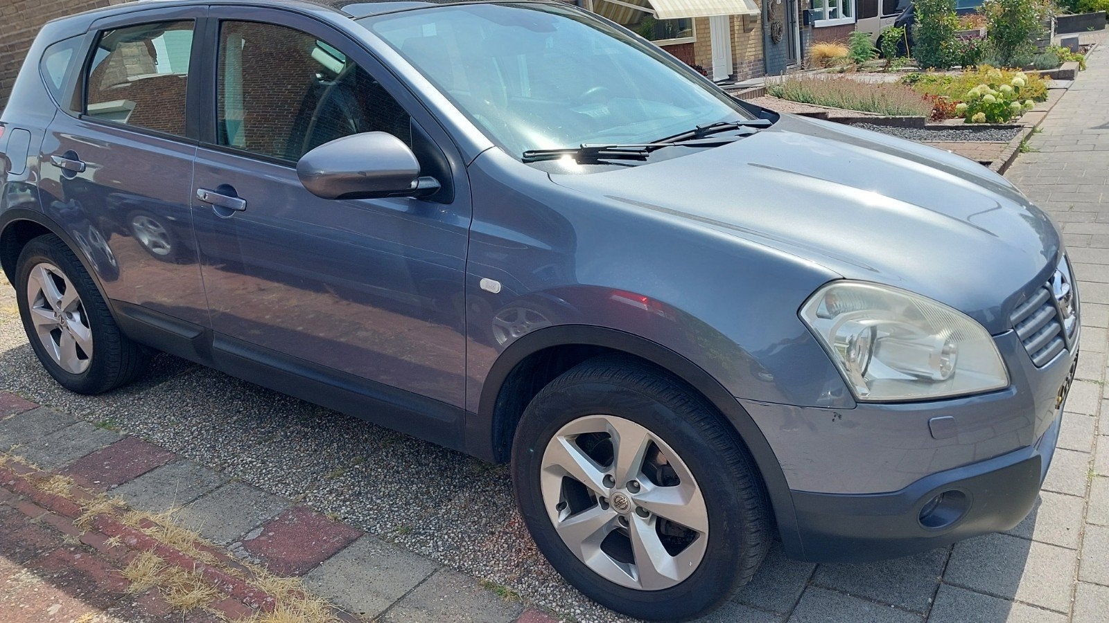 Nissan Qashqai 2.0 4WD 2008 Blauw, Auto's, Nissan, 4 cilinders, Blauw, Origineel Nederlands, 75 €/maand