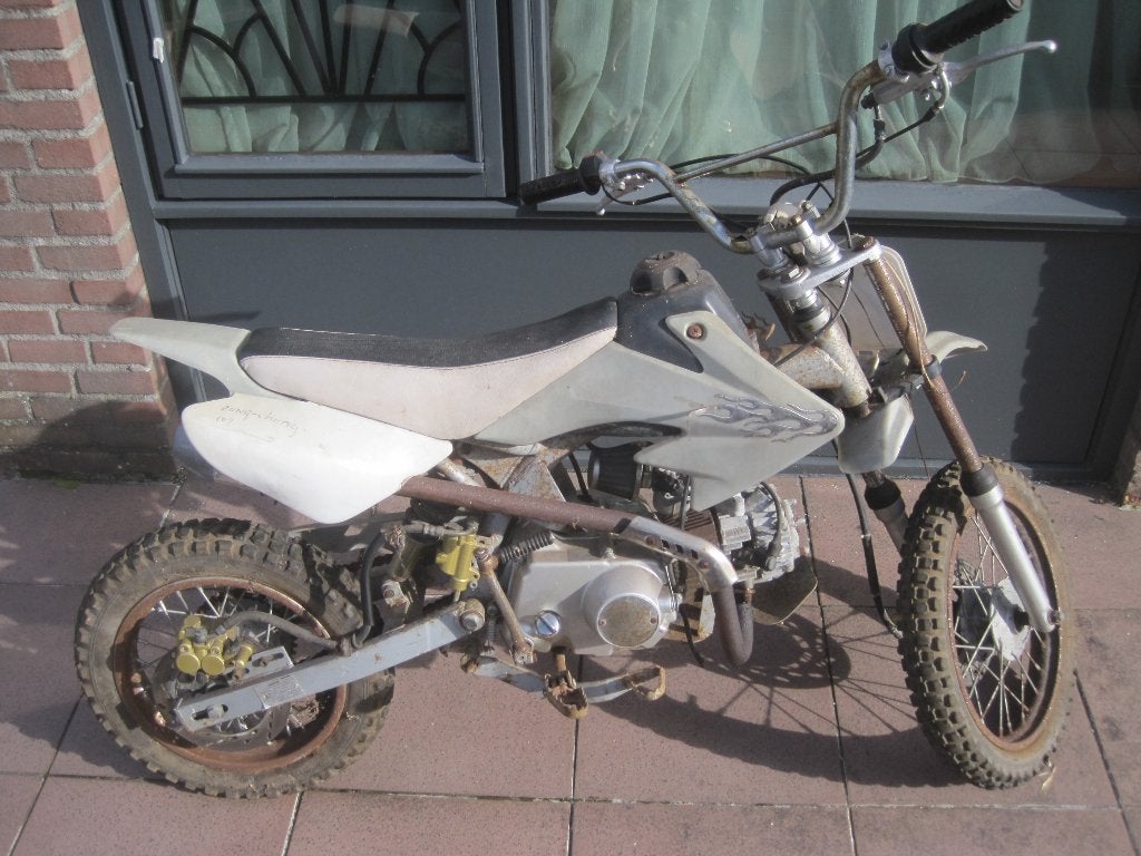 Crossmotortje Zongshen schuurvondst, Ophalen, Gebruikt, 107 cc, Schijfrem