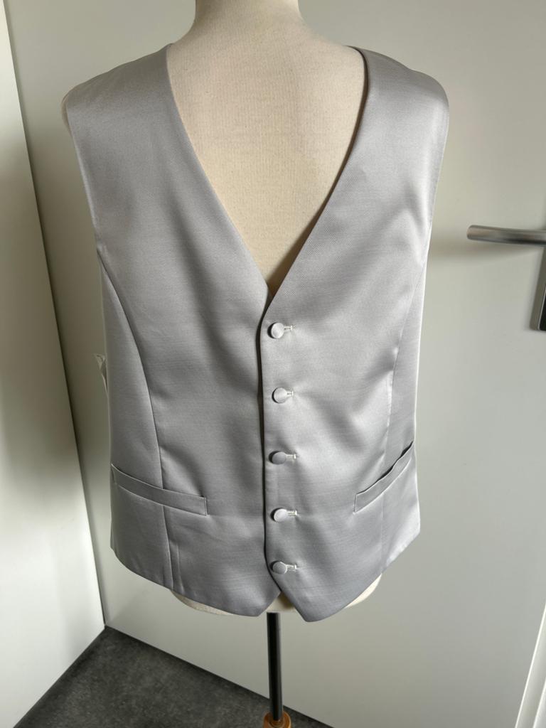 Dierckxsens Heren Gilet Maat 52 met stropdas, Ophalen of Verzenden, Nieuw, Maat 52/54 (L), Grijs