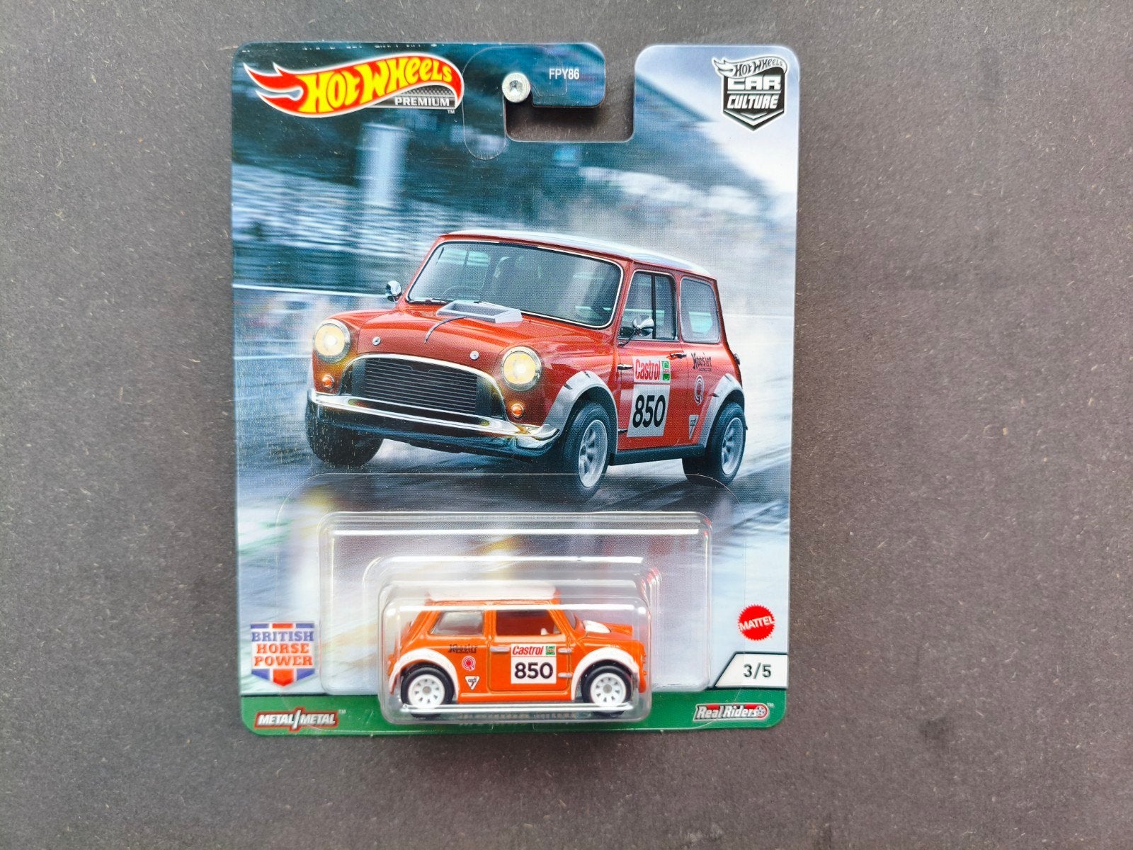Hot Wheels Premium Morris Mini - British Horse Power, Ophalen of Verzenden, Nieuw, Auto