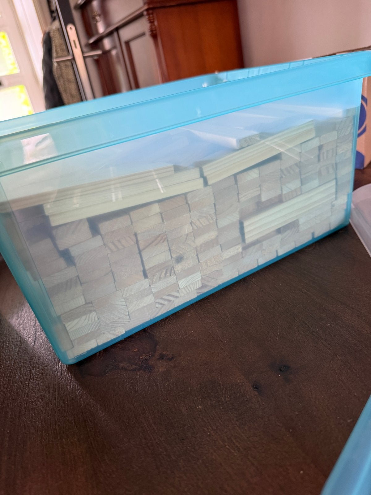 BBlocks houten bouwblokken - +/- 400 stuks, Kinderen en Baby's, Ophalen of Verzenden, Gebruikt, Overige merken