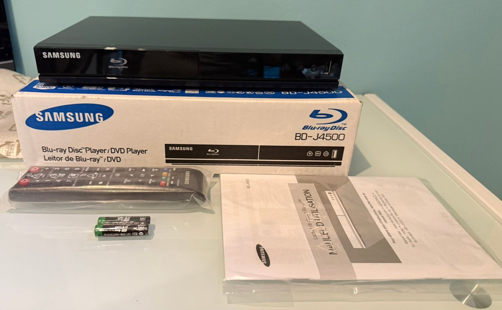 Samsung BD-J4500 Blu-ray Disc/DVD Speler als nieuw !!, Samsung, Ophalen of Verzenden, Zo goed als nieuw, Samsung
