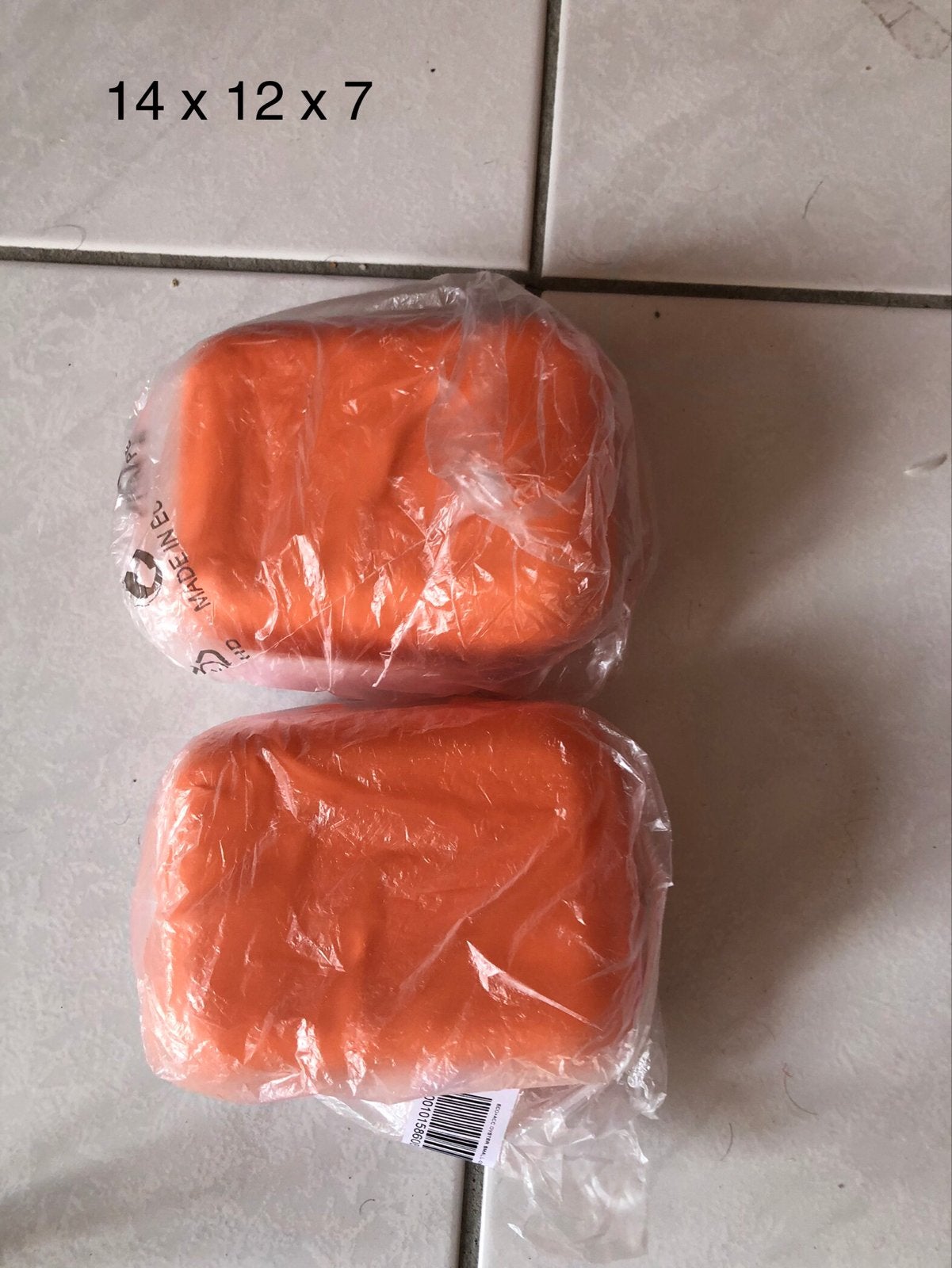 Tupperware Grote Snack Doos - Ideaal voor onderweg, Bewaardoos, Nieuw, Oranje, Ophalen of Verzenden