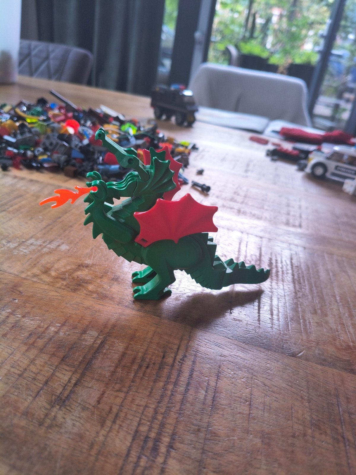 Lego Groene Draak - Gebruikt 6129c03, Gebruikt, Lego, Overige typen, Friends