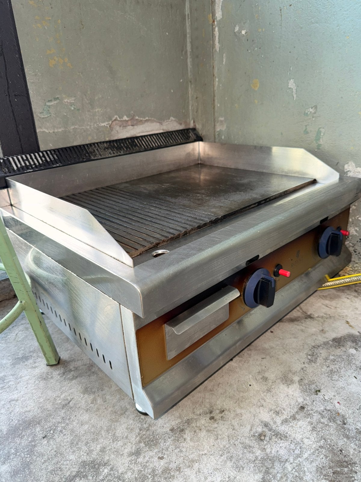 Royal catering- gas grill bakplaat., Zakelijke goederen, Horeca | Keukenapparatuur, Ophalen, Fornuis, Frituur en Grillen
