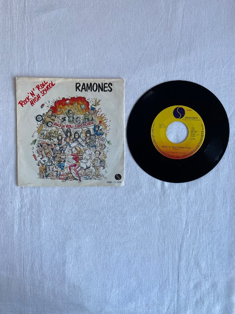 ramones - rock 'n' roll high school, Ophalen of Verzenden, Gebruikt, 7 inch, Pop