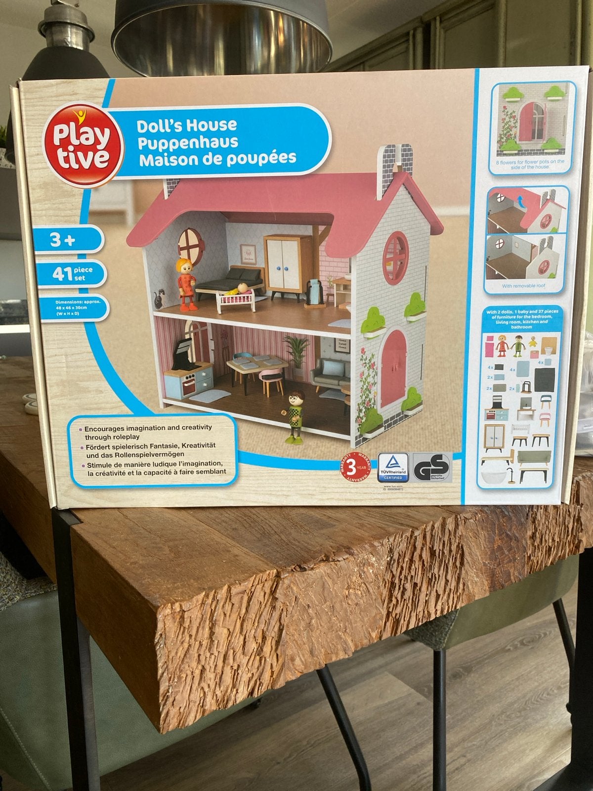 Leuk Playtive poppenhuis met meubels, zo goed als nieuw, Ophalen, Zo goed als nieuw, Poppenhuis