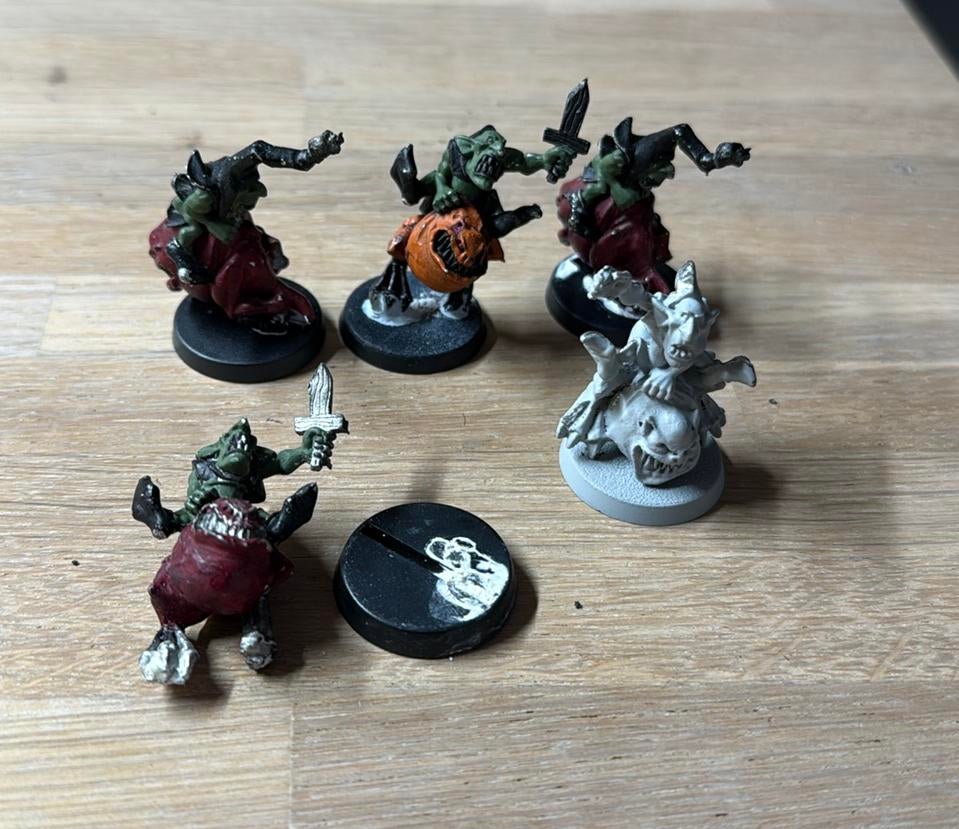 Warhammer 5x Squig Hoppers (metal) #1, Hobby en Vrije tijd, Wargaming, Ophalen of Verzenden, Zo goed als nieuw, Warhammer