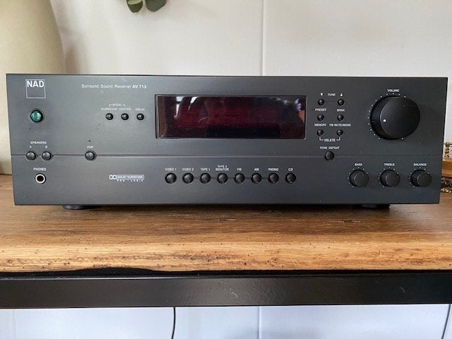 NAD AV713 Surround Sound Receiver, Gebruikt, 60 tot 120 watt, Ophalen, Overige merken