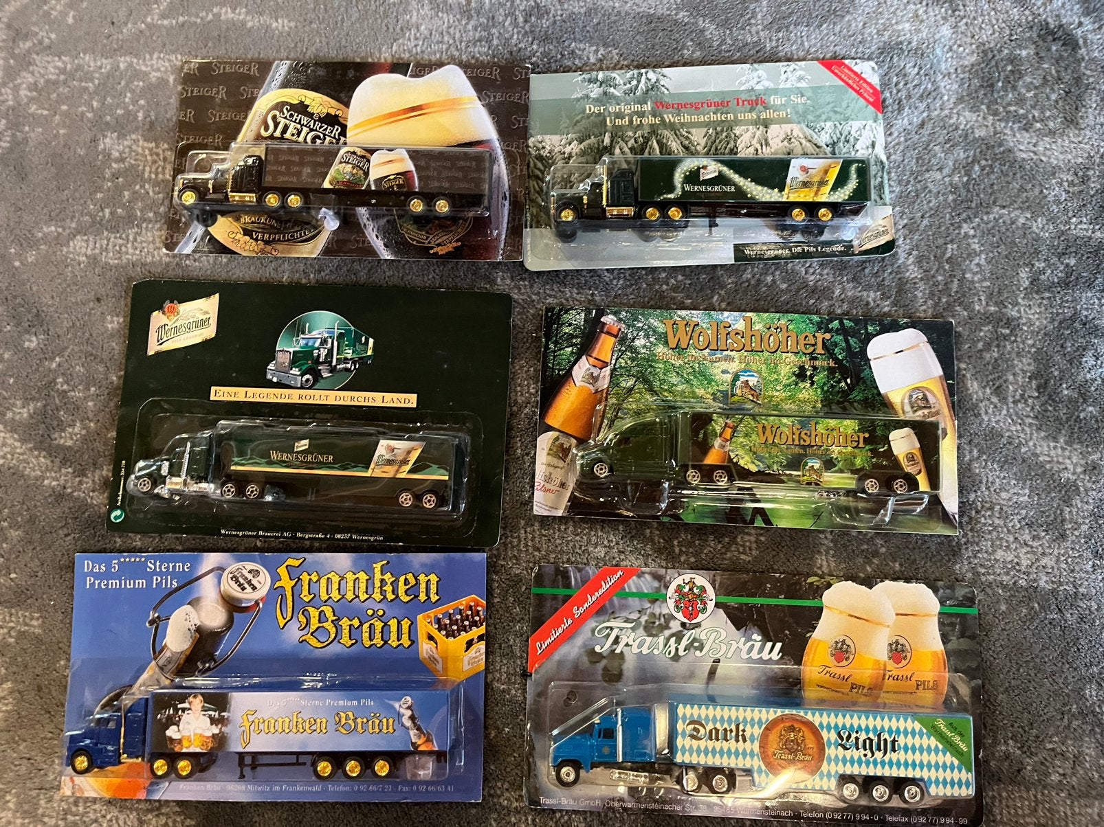 6 bier reclame trucks, Ophalen of Verzenden, Nieuw, Bus of Vrachtwagen, Overige merken