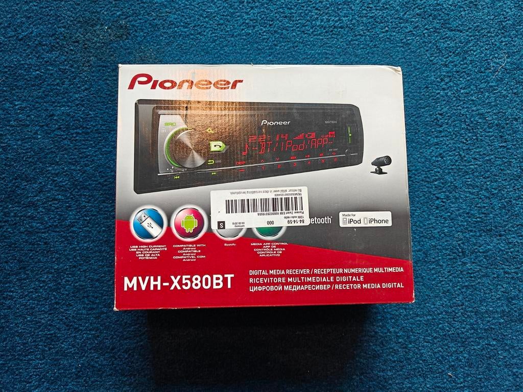 Pioneer MVH-X580BT autoradio, Ophalen, Gebruikt