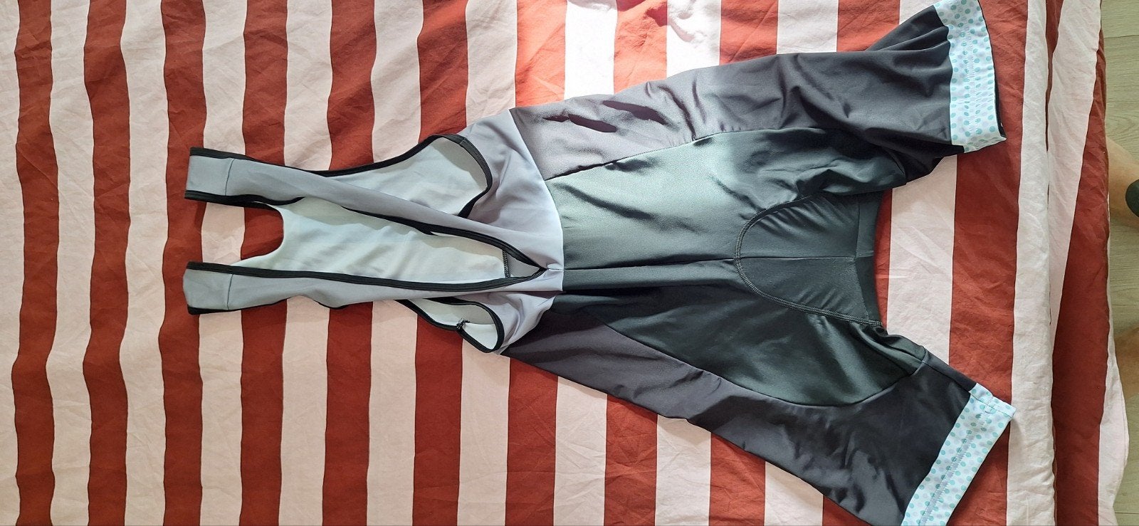 Fietsbroek met bretels - bibshorts, Gebruikt, Onbekend, Dames, L