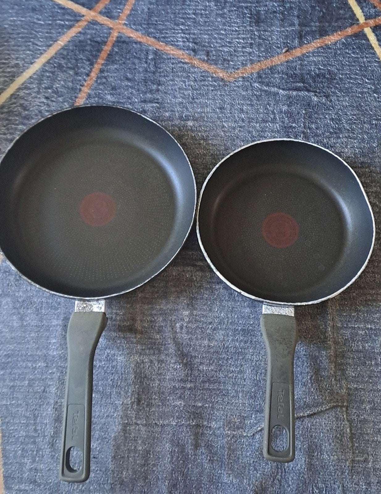 Tefal koekenpannen set - 2 stuks, Ophalen, Koekenpan, Aluminium, Antiaanbaklaag