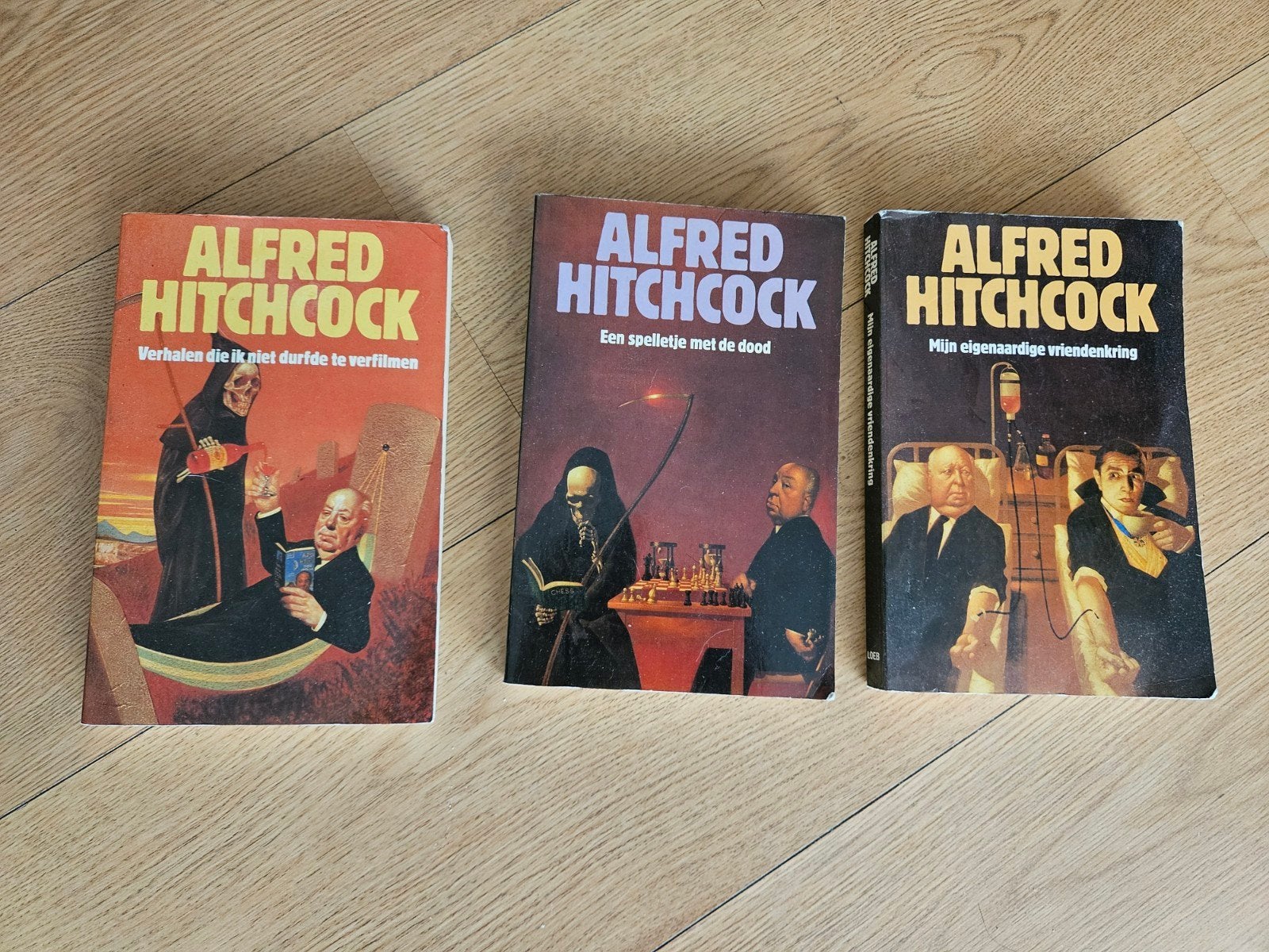 3 boeken van Alfred Hitchcock, Ophalen of Verzenden, Gelezen, Alfred hitchcock