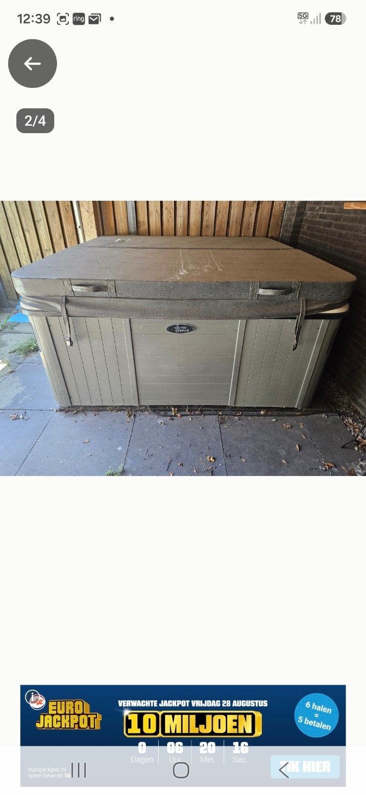 jacuzzi, Tuin en Terras, Bubbelbaden en Hottubs, Ophalen, Zo goed als nieuw