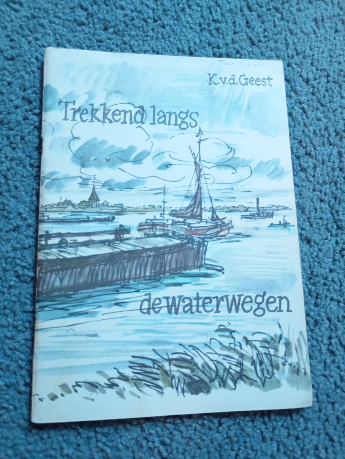 Vintage Trekkend langs de Waterwegen Boekje Plaatjes RPS, Ophalen of Verzenden, Gebruikt, Overige typen