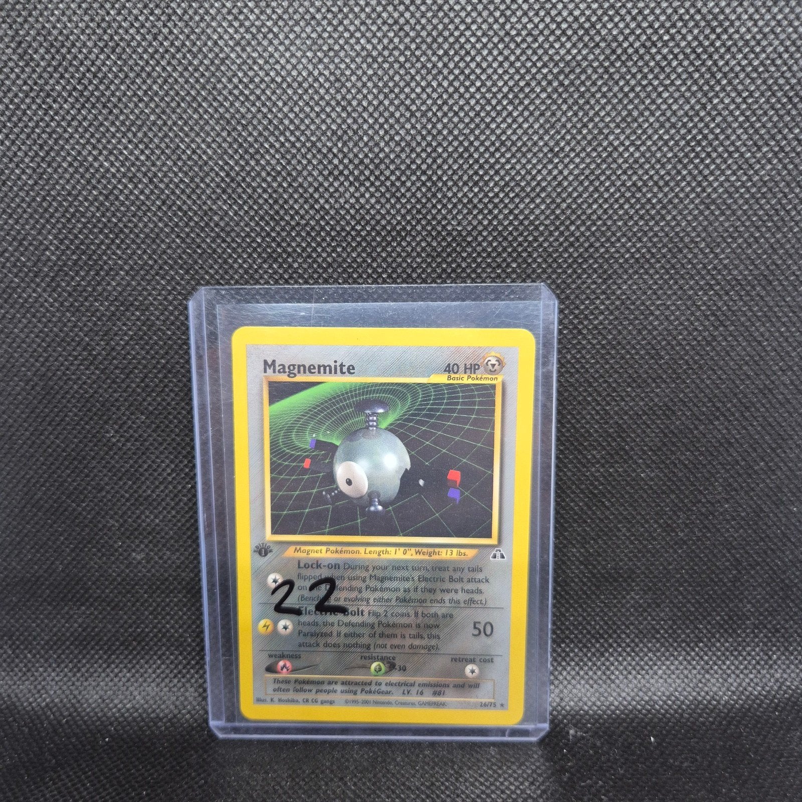 Magnemite 1st Edition Neo Discovery, Ophalen of Verzenden, Zo goed als nieuw