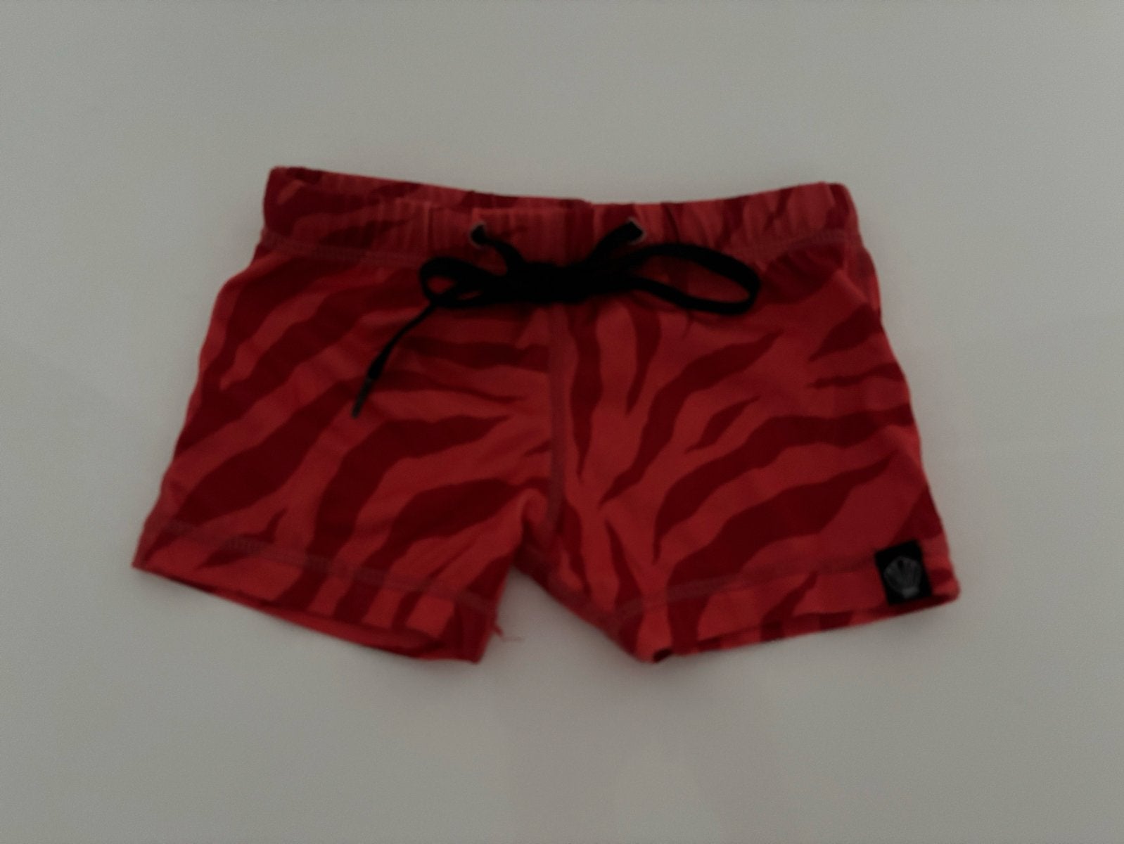 Rode zwemshort met zebraprint, Ophalen of Verzenden, Zo goed als nieuw, Jongen, Sport- of Zwemkleding