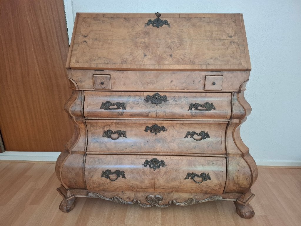 Secretaire notenhout, Ophalen, Gebruikt