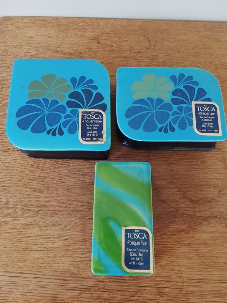 Tosca 4711 porselein, Verzamelen, Parfumverzamelingen, Ophalen of Verzenden