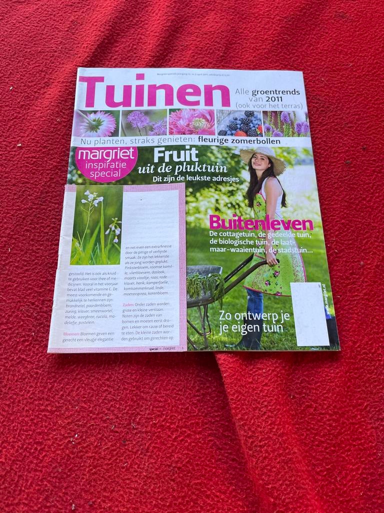 Margriet Tuinen Inspiratie Special - Zomerbollen & Pluktuin, Ophalen of Verzenden, Gelezen, Tuinieren en Tuinplanten