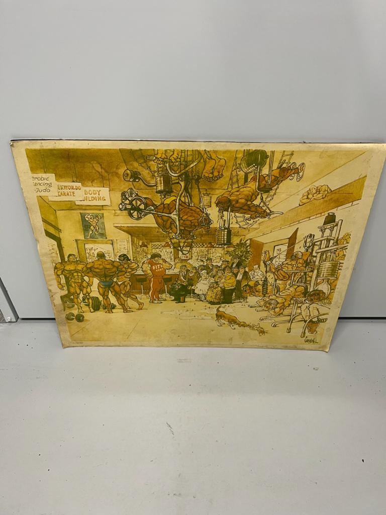 Illustratie van tekenaar Jan Sanders, Antiek en Kunst, Ophalen